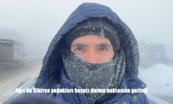 Ağrı’da Sibirya Soğukları: Kent Buz Kesti