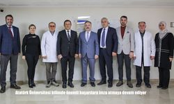 Atatürk Üniversitesi bilimde önemli başarılara imza atmaya devam ediyor