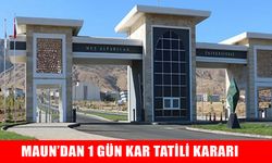 Muş Alparslan Üniversitesi’nde yarın eğitime ara verildi