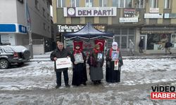 Muş’ta kar altında evlat nöbeti: "9 yıl değil bir ömür beklerim”