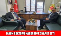 MAUN Rektörü Alican, Muş Gazeteciler Cemiyeti’nde: En büyük paydaşlarımızdan biri yerel basınımız