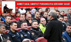 Muş'ta Polis Başmüfettişi Ahmet Sula'dan meslektaşlarına moral semineri