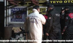 Başakşehir Atatürk Oto Sanayi Sitesi’nde yangın: 1 ölü