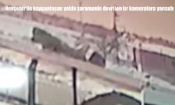 Nevşehir’de kar yağışı kazayı getirdi: Tır şarampole devrildi