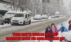 Muş'ta yarın okullar tatil mi?