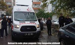 Batman’da ev yangını: 1 kişi dumandan etkilendi