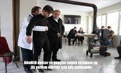 Elazığ’da gönüllü sağlık seferberliği: Doktorlar ve gençler köy köy dolaşıyor