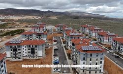 Deprem bölgesi Malatya’da Bakan Kurum’a güçlü destek