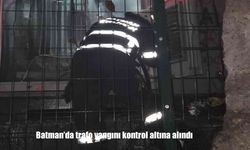 Batman’da trafo yangını paniğe neden oldu