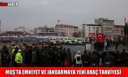 Muş’ta güvenlik güçlerine 78 yeni araç törenle teslim edildi