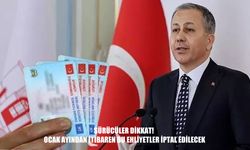 Ocak ayından itibaren yüz binlerce sürücüyü ilgilendiriyor: Ehliyetler iptal edilecek!