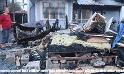 Hataylı aile, deprem sonrası inşa ettikleri evlerinde alevler içinde kaldı