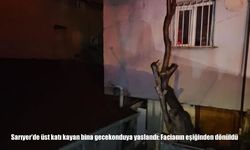 Sarıyer’de faciadan dönüldü: Üst katı kayan bina gecekonduya yaslandı