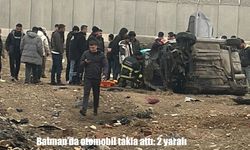Batman’da otomobil takla attı: 2 yaralı