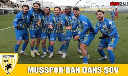 Muşsporlu futbolcuların dansı sahada ve sosyal medyada gündem oldu