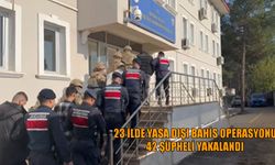 23 ilde dev bahis operasyonu: 42 şüpheli yakalandı
