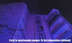 Van’da apartman yangını: 15 kişi dumandan etkilendi