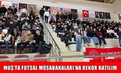 Muş'ta Okul Sporları Futsal Müsabakaları'na rekor katılım
