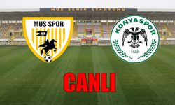 Muşspor-Konyaspor maçı CANLI
