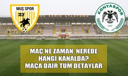 Muşspor-Konyaspor karşılaşması ne zaman, nerede, hangi kanalda?