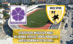 Muşspor-Gebzespor maçı ne zaman, nerede, hangi kanalda?