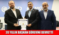 AGD Muş Şubesi'nde yeni dönem: 20 yıllık başkan görevi devretti