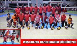 Muş Lalezarspor, Voleybol 2. Lig'de hazırlıklarını sürdürüyor