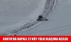 Varto’da kapanan 27 köy yolu ulaşıma açıldı
