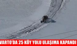Varto’da kar esareti: 25 köy yolu ulaşıma kapandı