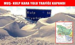 Muş-Diyarbakır kara yolu ağır vasıta trafiğine kapatıldı