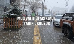 Muş’ta eğitime kar tatili