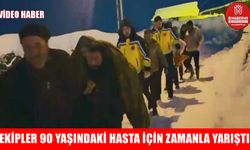 Korkut’ta zamanla yarış: 90 yaşındaki hasta için ekipler seferber oldu