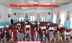 Oltu'da öğrencilere verem bilgilendirmesi