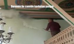 Darende'de camide korkutan yangın