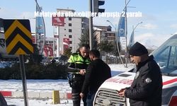 Malatya'da otomobiller çarpıştı: 2 yaralı