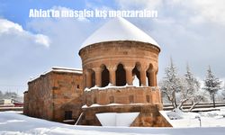Ahlat'ta masalsı kış manzaraları