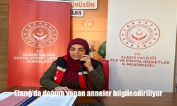 Elazığ'da doğum yapan anneler bilgilendiriliyor