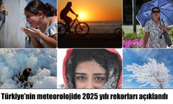 Türkiye'nin meteorolojide 2025 yılı rekorları açıklandı