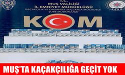 Muş’ta kaçak sigara operasyonu: 350 paket ele geçirildi