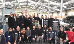Vali Çiftçi, 42'nci kuruluş yılında Zafer Ofset baskı tesislerini gezdi
