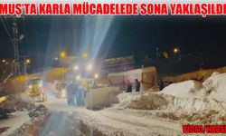 Muş’ta karla mücadelede sona yaklaşıldı: Sadece 11 köy yolu kaldı
