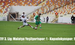 TFF 3. Lig: Malatya Yeşilyurtspor: 1 - Kapadokyaspor: 1