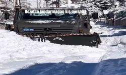 Hozat’ta jandarmadan kış mesaisi
