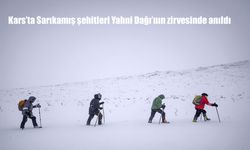 Kars'ta Sarıkamış şehitleri Yahni Dağı'nın zirvesinde anıldı