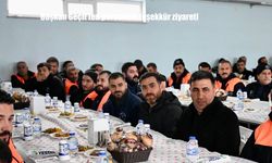 Başkan Geçit'ten personele teşekkür ziyareti