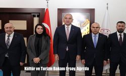 Kültür ve Turizm Bakanı Ersoy, Ağrı'da