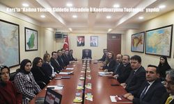 Kars’ta "Kadına Yönelik Şiddetle Mücadele İl Koordinasyonu Toplantısı" yapıldı