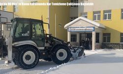 Ağrı’da 90 Okul ve Kamu Kurumunda Kar Temizleme Çalışması Başlatıldı