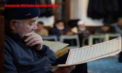 Erzurum’da 1001 Hatim Geleneği Sürüyor