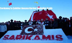 Sarıkamış’ta Şehitler Anısına Kardan Heykeller Açıldı